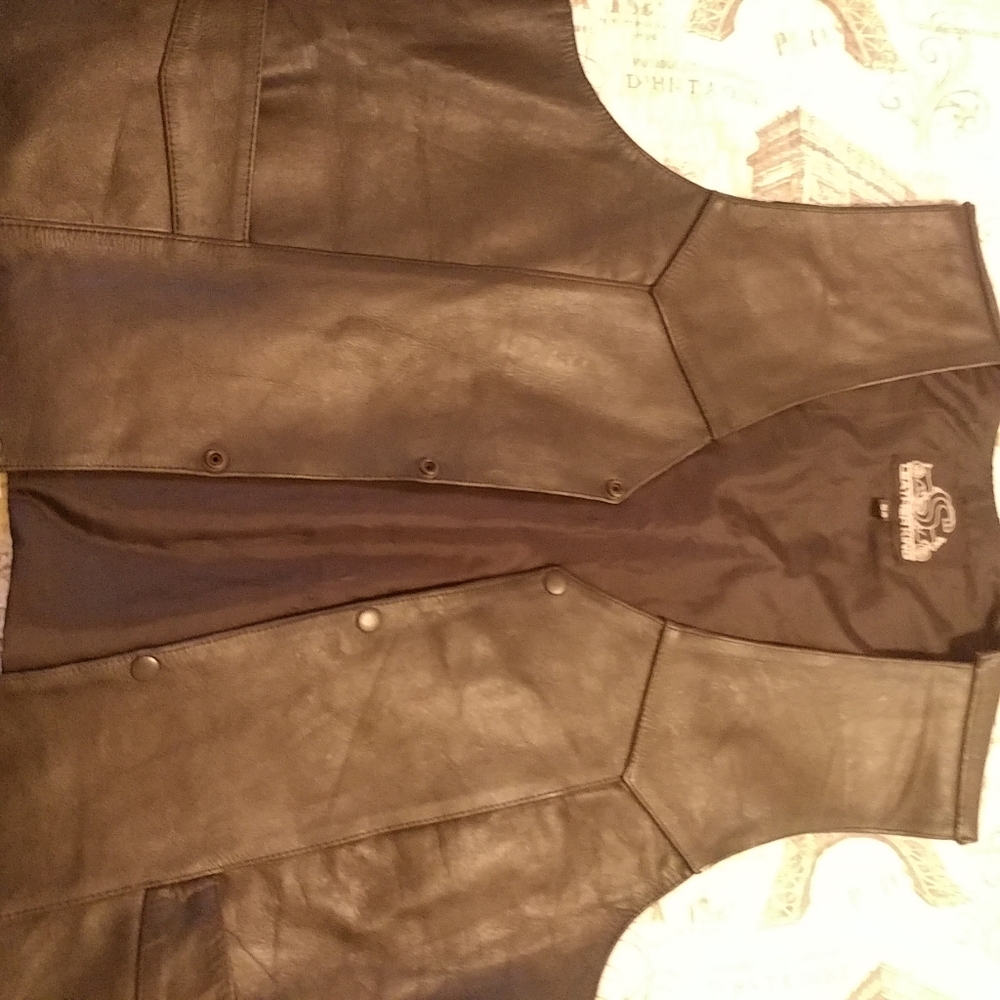 Leather King brand.Vest